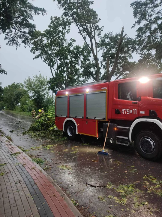 Interwencje strażaków z Krzywdy