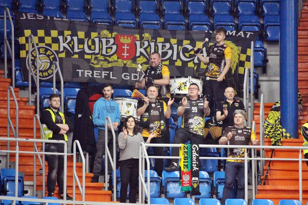 Kibice na meczu LUK Lublin - Trefl Gdańsk (11.02.2023)