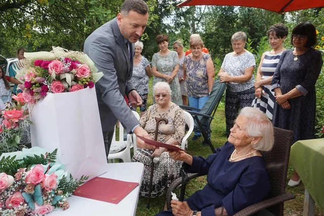 100 - lecie urodzin mieszkanki gminy Nałęczów