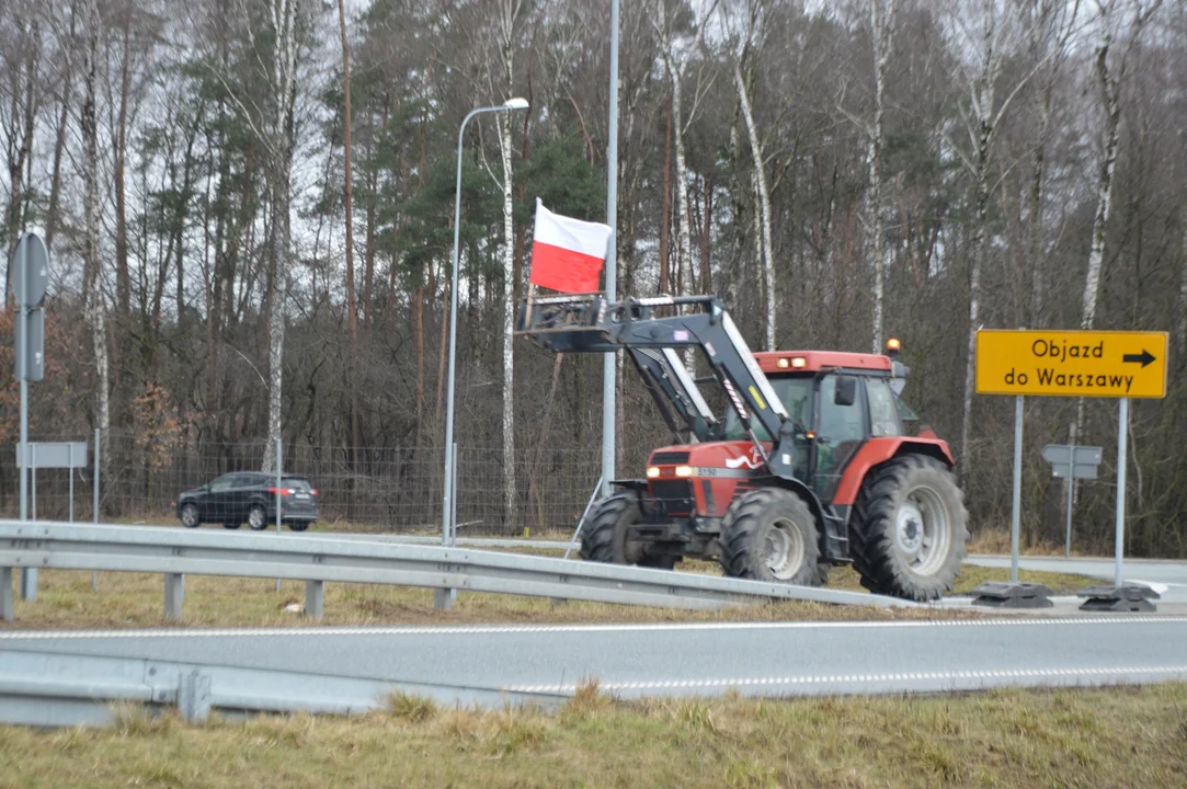 Protest rolników w Żyrzynie