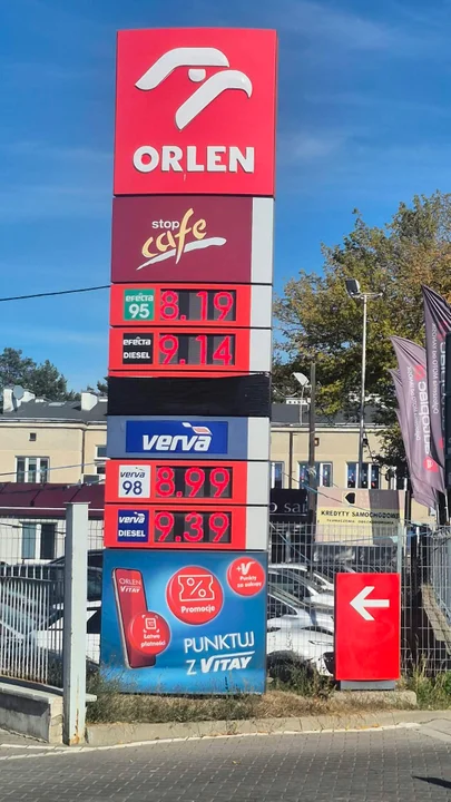 Ceny paliw w Lublinie w piątek, 2 października