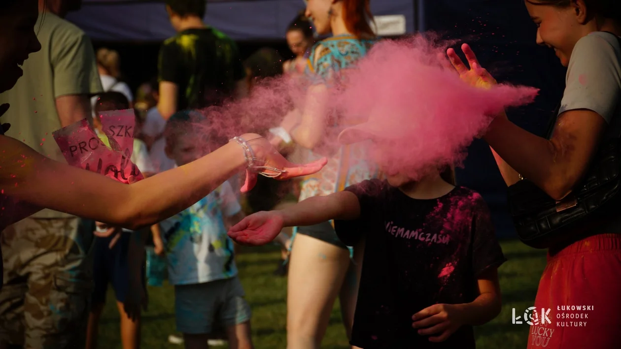 Festiwal Balonów, Baniek Mydlanych i Kolorów w Parku Miejskim w Łukowie