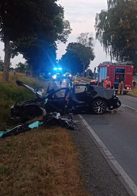 Lubelskie: Wypadek na drodze krajowej. Ranni kobieta i dziecko