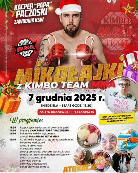 Zapowiedzi wydarzeń mikołajkowych - Biłgoraj