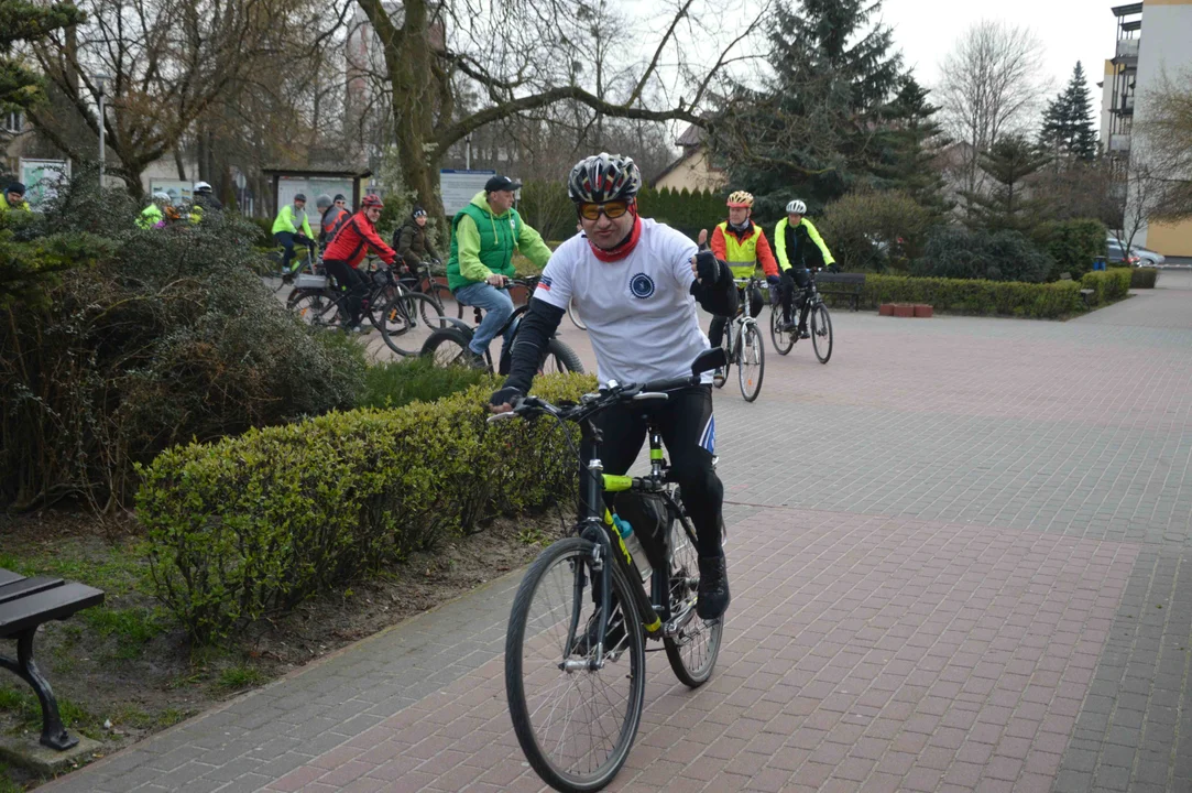 Pierwszy trening Puławskiej Grupy Rowerowej