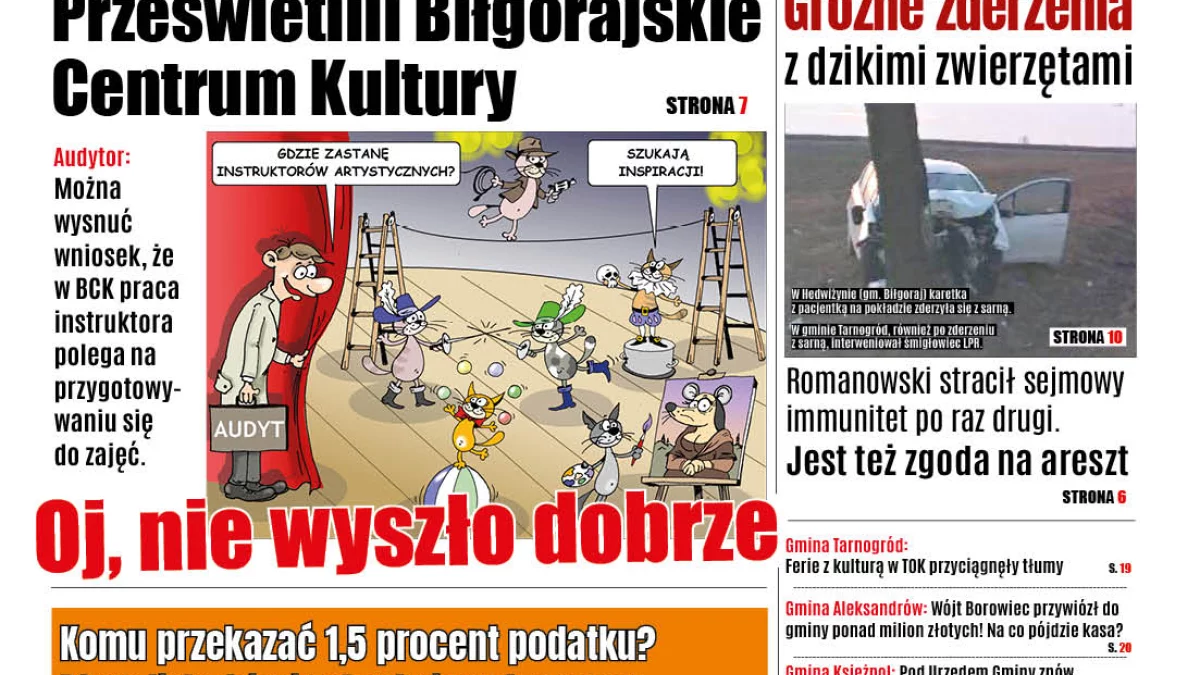 Najnowsze wydanie Nowej Gazety Biłgorajskiej (25 lutego 2025 r.) - Zdjęcie główne