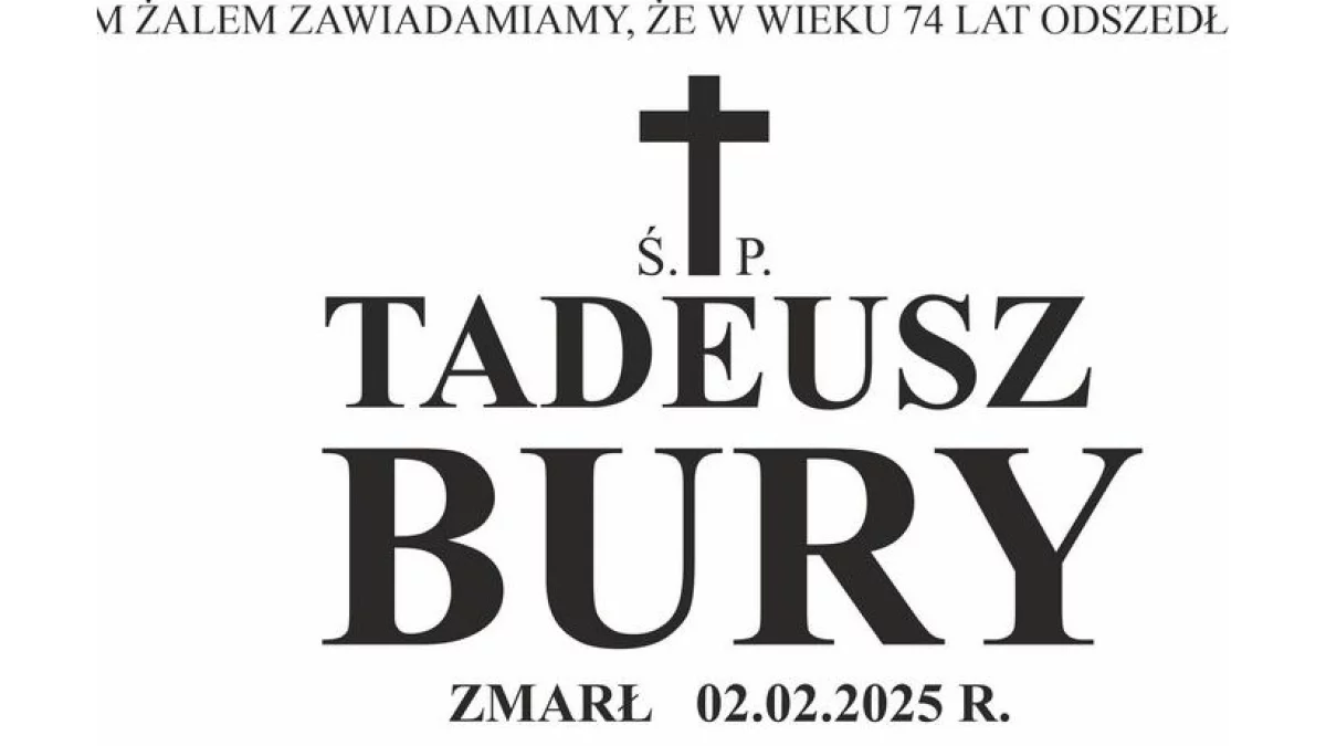 Tadeusz Bury - Zdjęcie główne