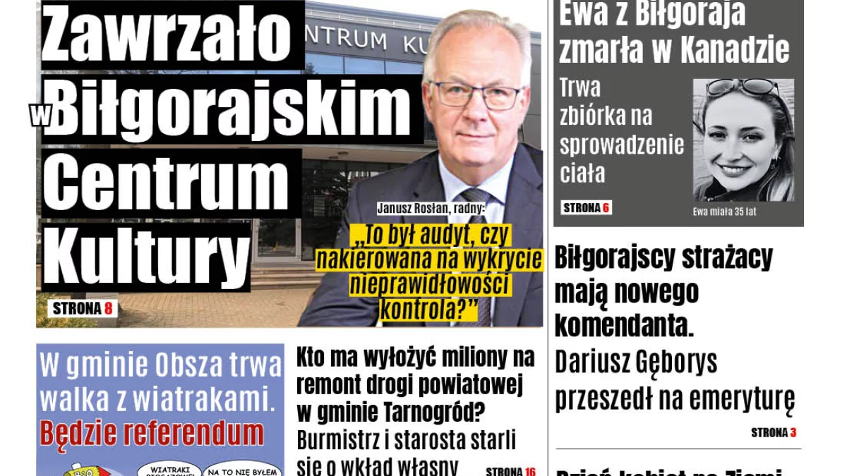 Najnowsze wydanie Nowej Gazety Biłgorajskiej (4 marca2025 r.) - Zdjęcie główne