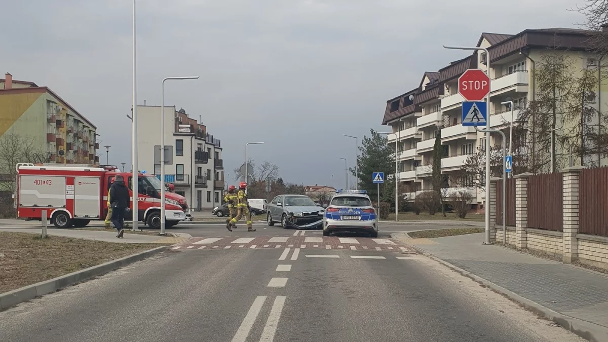 Groźnie w Biłgoraju. Wypadek na Piłsudskiego - Zdjęcie główne