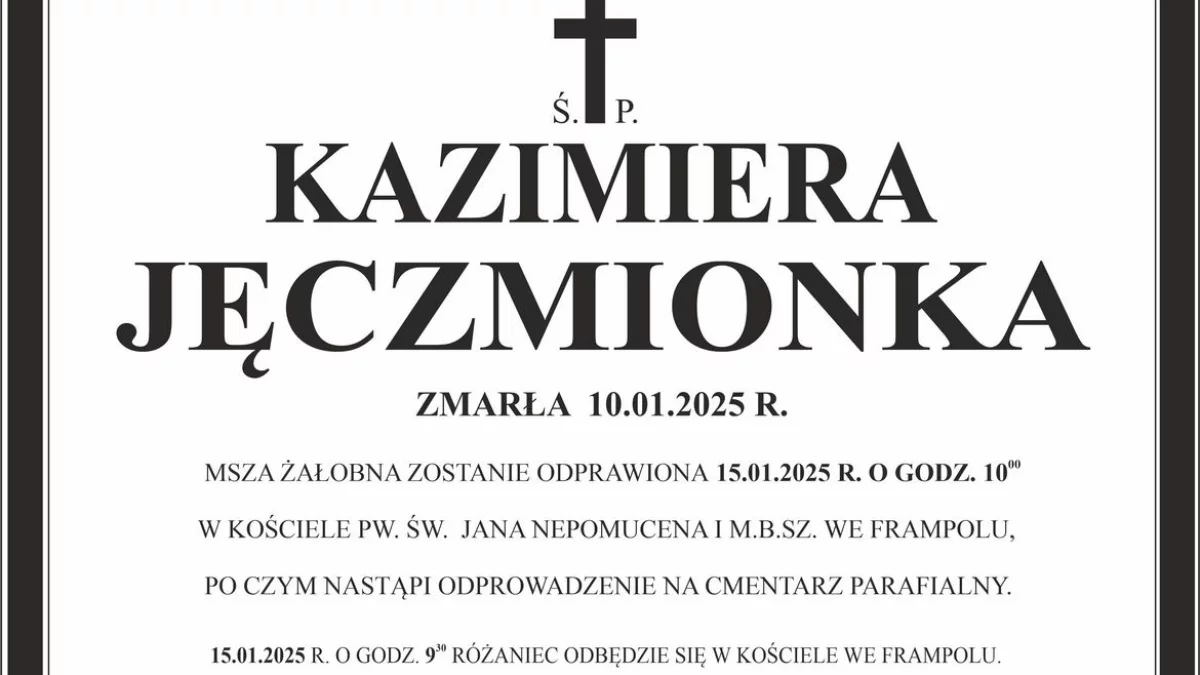 Kazimiera Jęczmionka - Zdjęcie główne