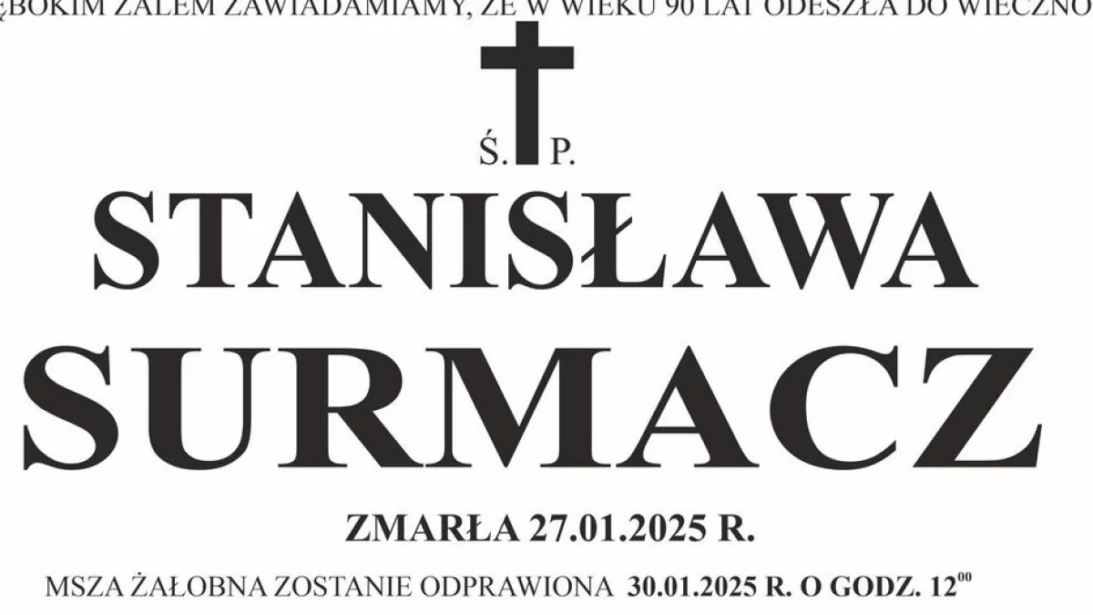 Stanisława Surmacz - Zdjęcie główne