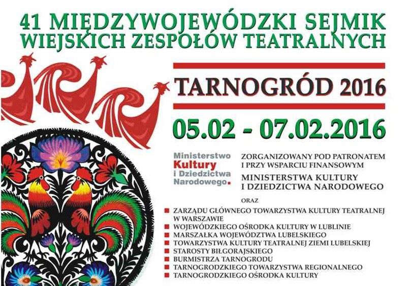 41 Międzywojewódzki Sejmik Wiejskich Zespołów Teatralnych - Zdjęcie główne