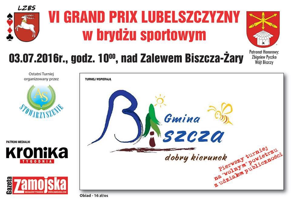 VI Grand Prix Lubelszczyzny w brydżu sportowym - Zdjęcie główne