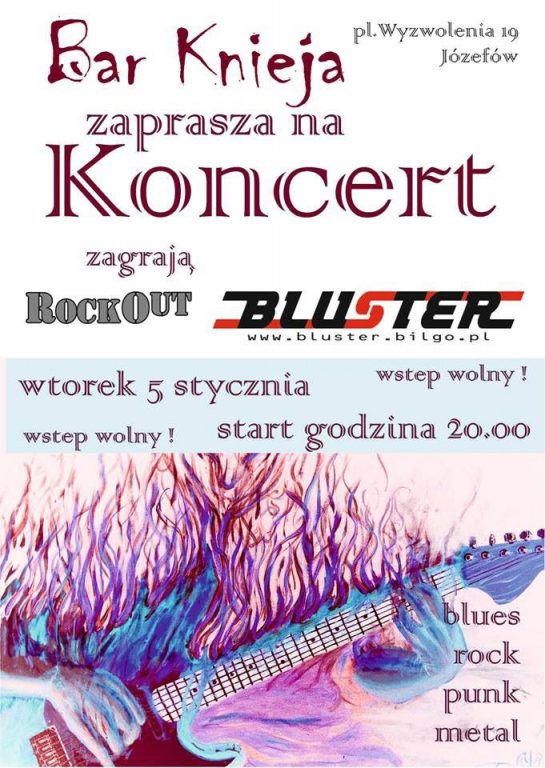 Koncert BLUSTER i ROCKOUT - Zdjęcie główne