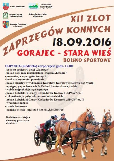 XII Zlot Zaprzęgów Konnych w Gorajcu - Zdjęcie główne