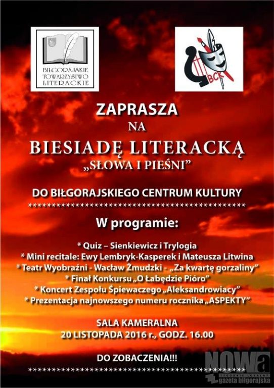 Biesiada literacka - Zdjęcie główne