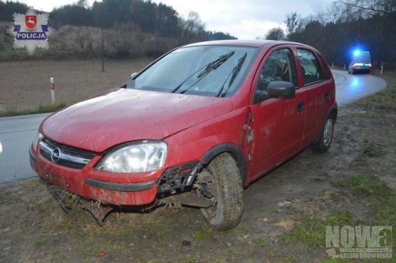 80-latek wjechał do rowu - Zdjęcie główne