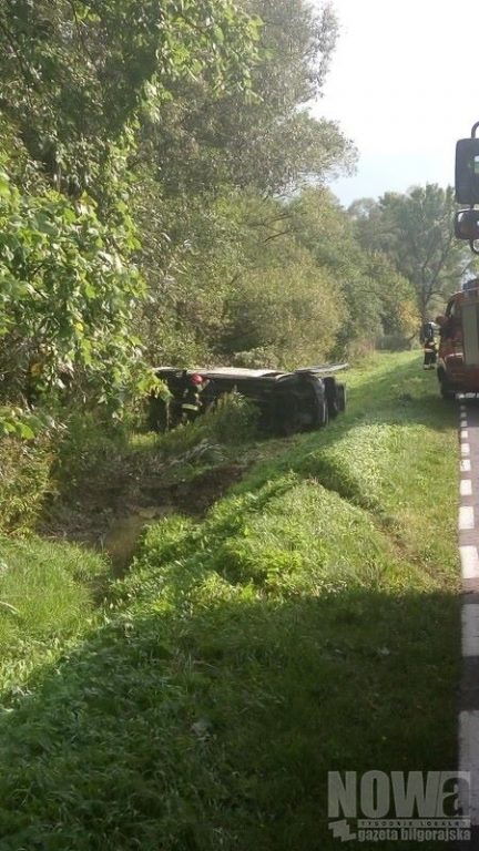 Wypadek i objazd w Markowiczach - Zdjęcie główne