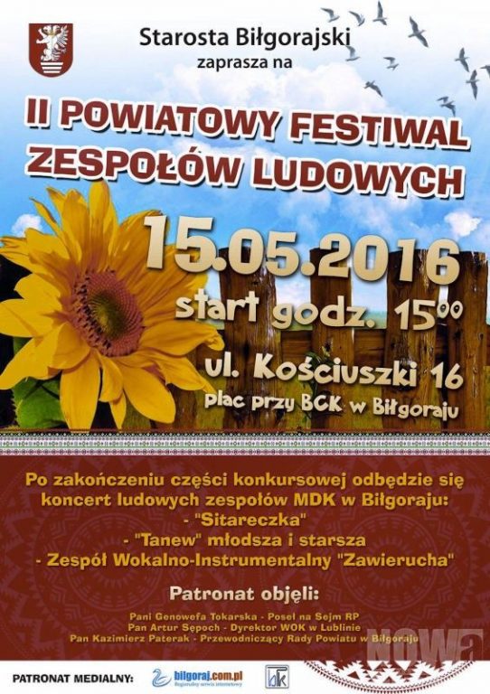 II powiatowy Festiwal ludowy - Zdjęcie główne