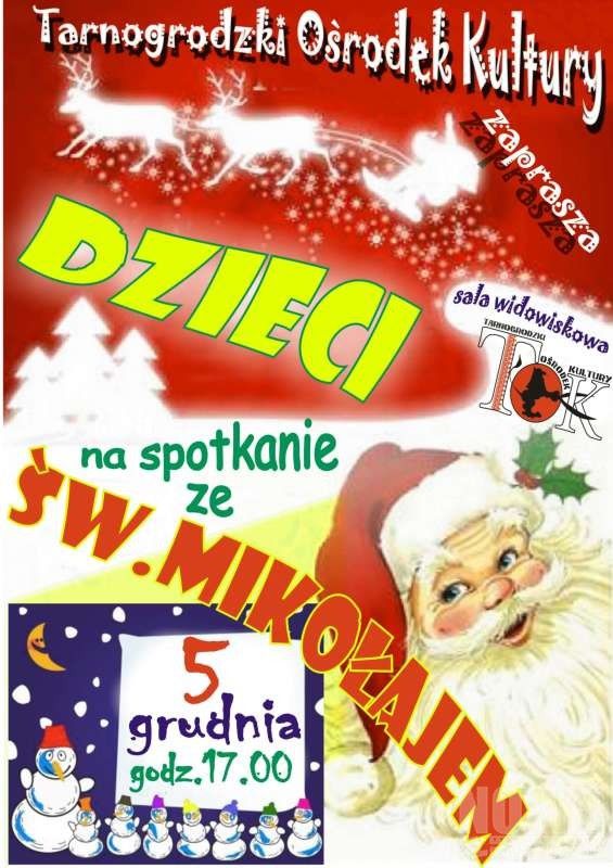 Przyjdź na spotkanie ze św. Mikołajem - Zdjęcie główne