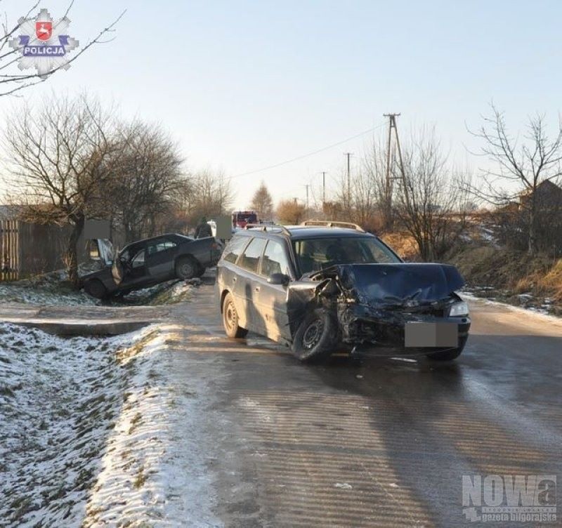 Wypadek z udziałem opla i mercedesa - Zdjęcie główne