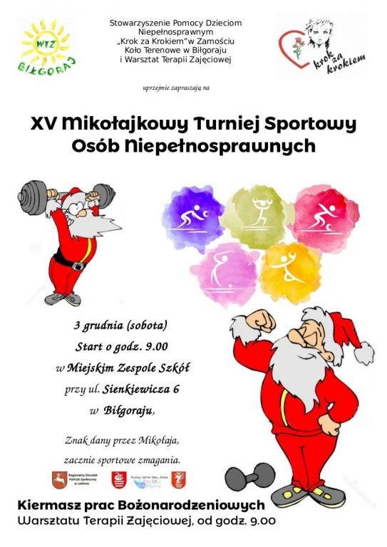 XV Mikołajkowy Turniej Sportowy Osób Niepełnosprawnych - Zdjęcie główne