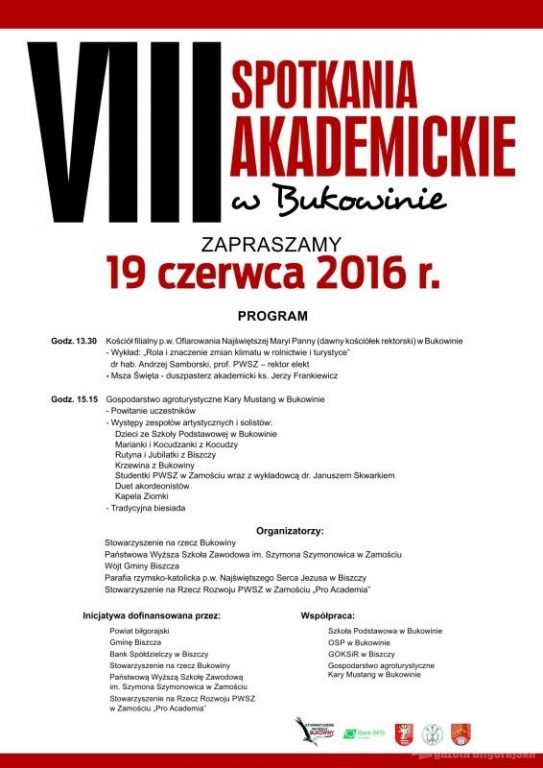 VIII Spotkania Akademickie w Bukowinie - Zdjęcie główne