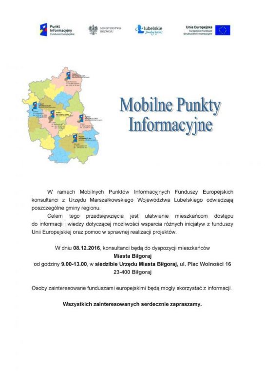 Mobilny Punkt Informacyjny Funduszy Europejskich - Zdjęcie główne