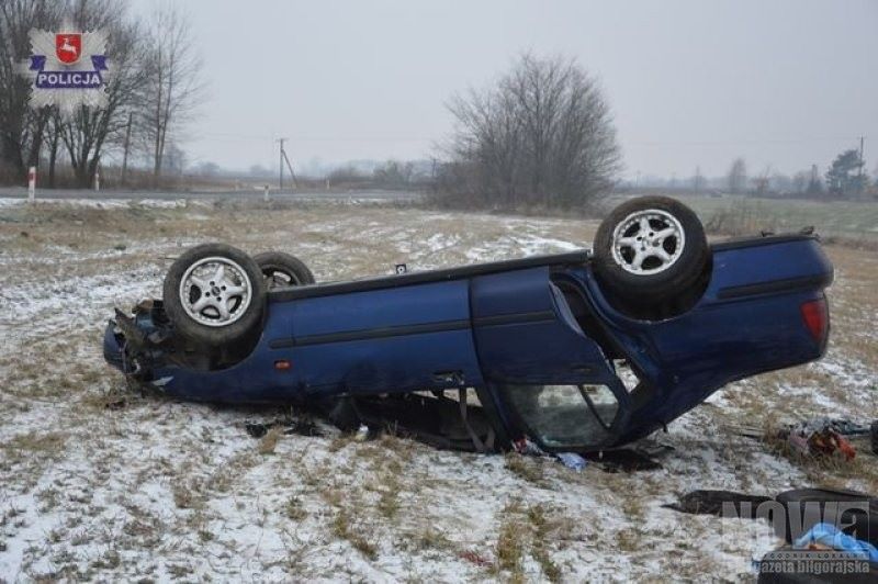 Stracił panowanie nad pojazdem i dachował - Zdjęcie główne