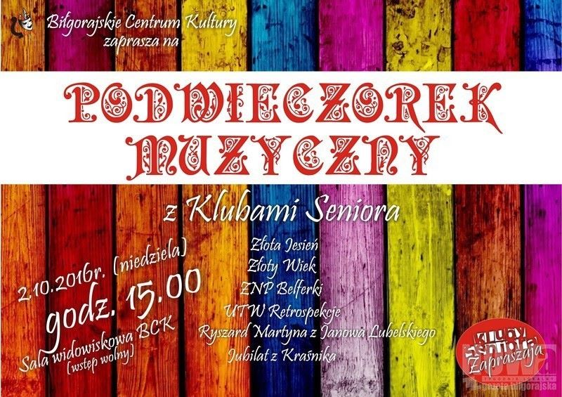 Seniorów spotkania z muzyką - Zdjęcie główne