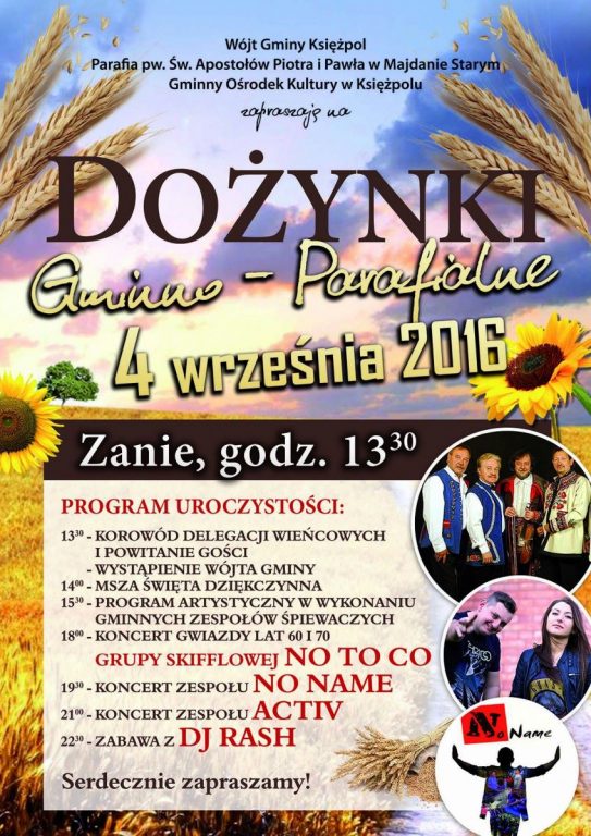 Dożynki Gminno-Parafialne w Zaniach - Zdjęcie główne