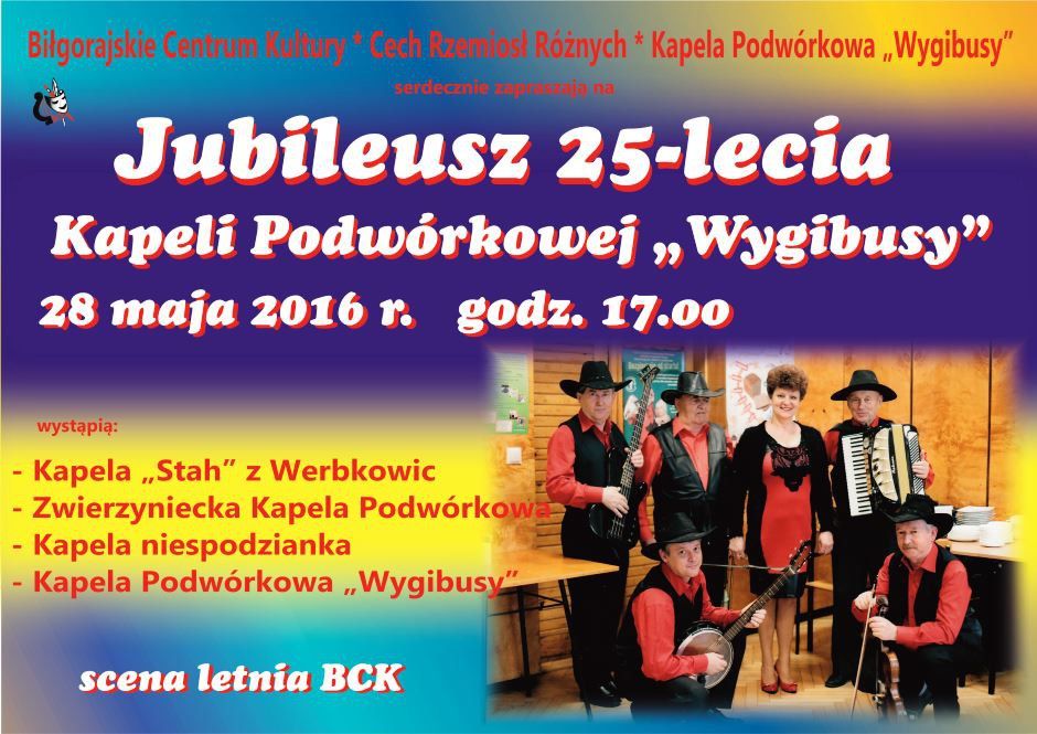 Jubileusz 25-lecia kapeli Wygibusy - Zdjęcie główne