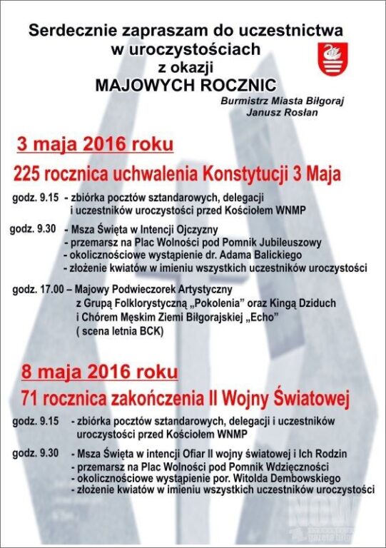 Majowe rocznice - Zdjęcie główne