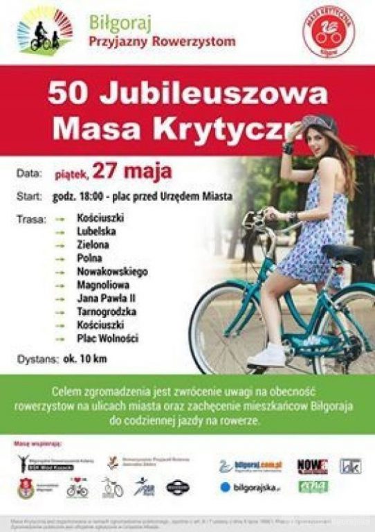 Jubileuszowa Masa Krytyczna - Zdjęcie główne