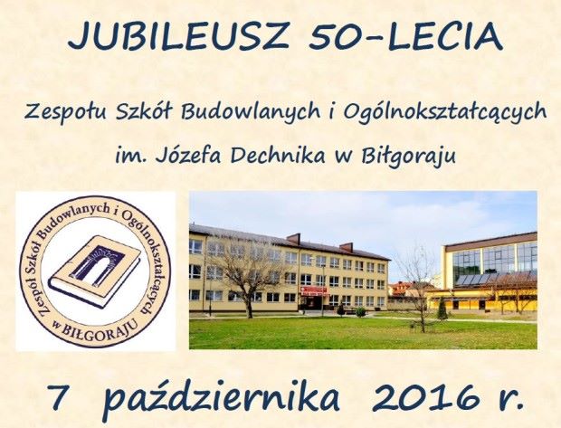 50-lecie ZSBiO w Biłgoraju - Zdjęcie główne