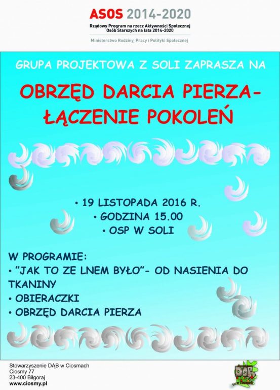 Darcie pierza w Soli - Zdjęcie główne