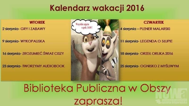 Wakacje w bibliotece - Zdjęcie główne