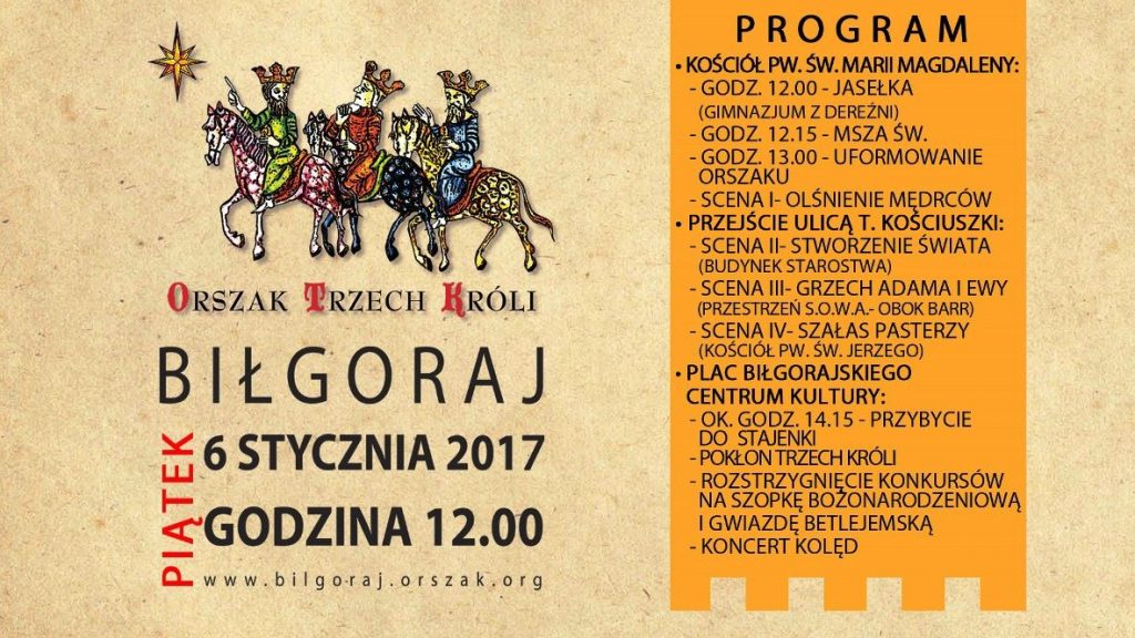 Zapraszamy na Orszak Trzech Króli - Zdjęcie główne