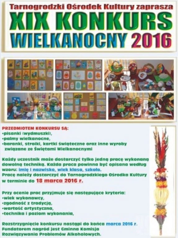 XIX Konkurs Wielkanocny - Zdjęcie główne