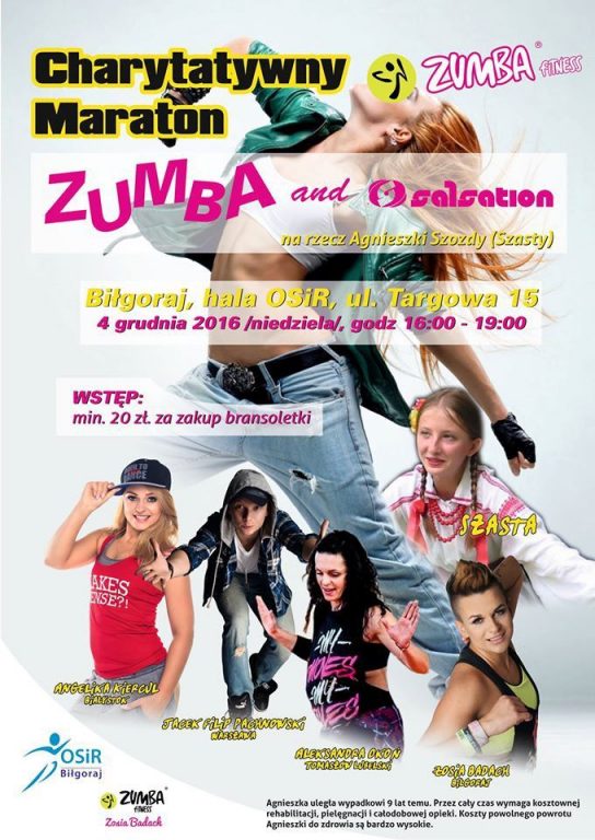 Charytatywny Maraton Zumba and Salsation Dla Szasty - Zdjęcie główne