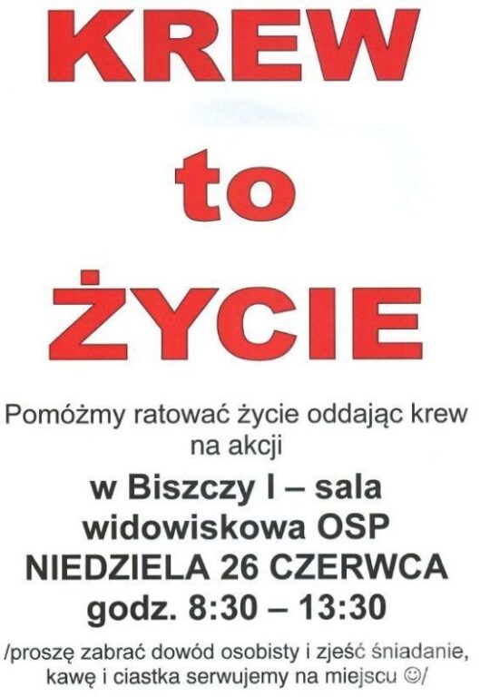 Krew to życie - Zdjęcie główne