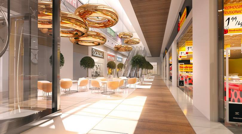Wkrótce nowa galeria. Ruchome schody i nowoczesny design - Zdjęcie główne