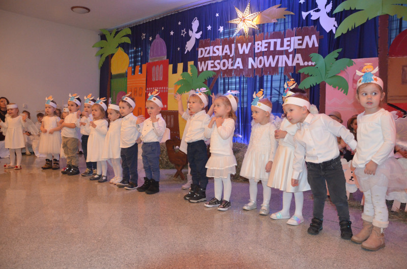 Jasełka w Katolickim Przedszkolu im. św. Jana Pawła II w Biłgoraju - Zdjęcie główne