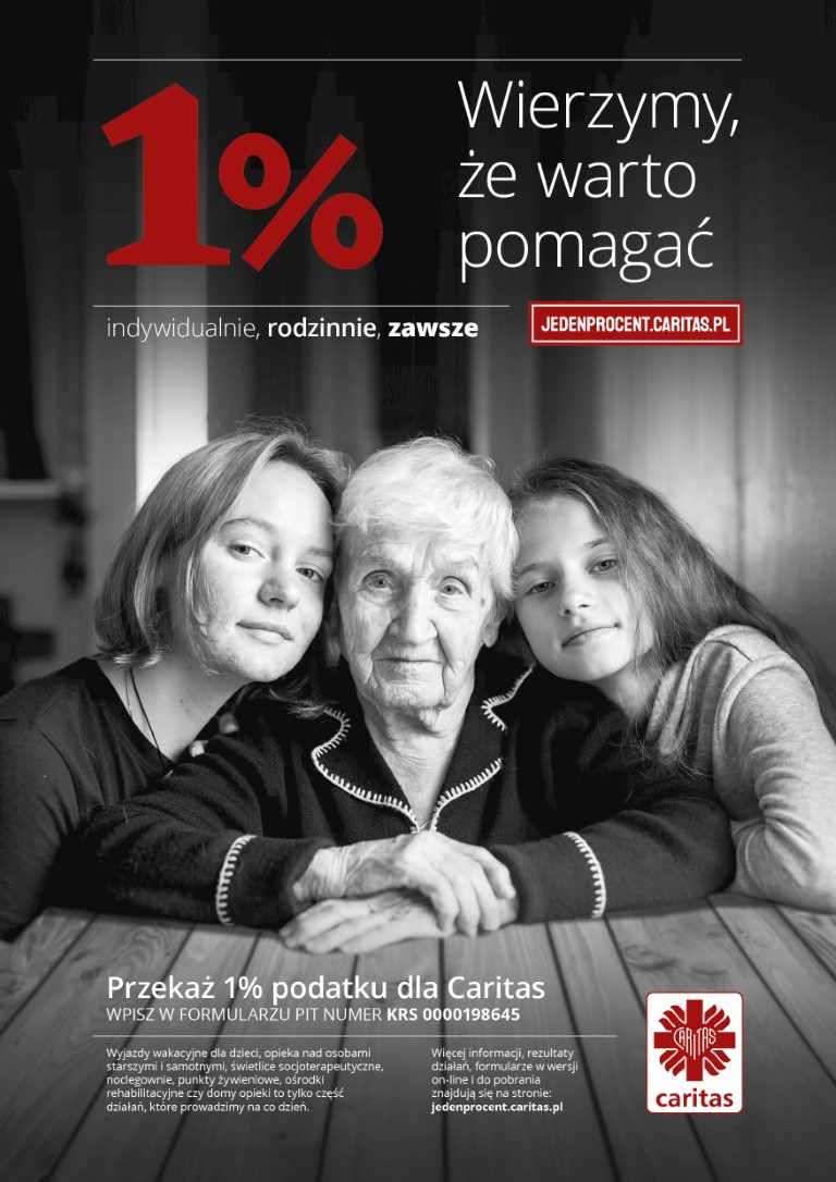 Przekaż 1% dla Caritas - Zdjęcie główne