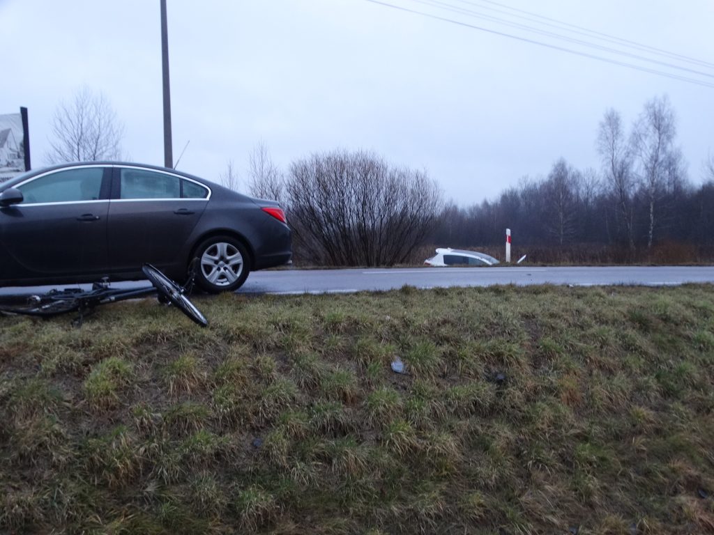 Potrącenie rowerzysty - Zdjęcie główne