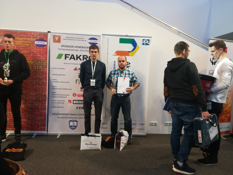 Uczeń Budowlanki na podium - Zdjęcie główne