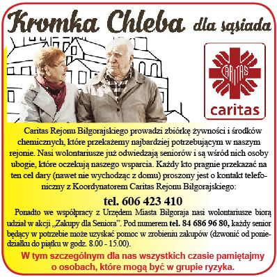 Caritas też pomaga. Kromka chleba dla sąsiada - Zdjęcie główne