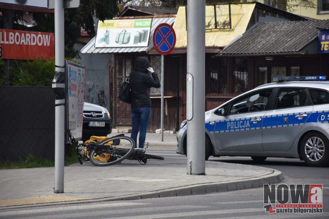 Potrącenie rowerzysty w Biłgoraju - Zdjęcie główne