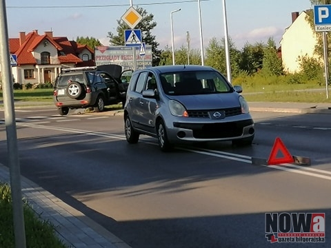 Stłuczka na ul. Poniatowskiego - Zdjęcie główne