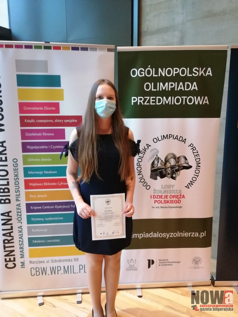 Julia Rębacz laureatką Ogólnopolskiej Olimpiady Przedmiotowej - Zdjęcie główne